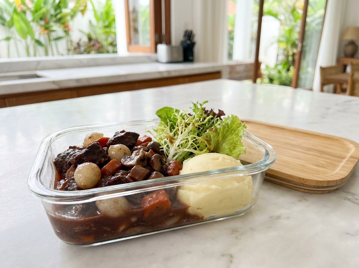 Beef bourguignon